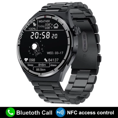 $62.99 • Buy Smart Watch For IPhone Android Waterproof Bluetooth Heart Rate Monitor Bracelet