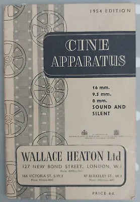 Cine Apparatus Wallace Heaton Ltd Brochure 1954 Edition • £8.99
