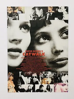 Catwalk 1995 Christy Turlington Kate Moss Gianni Versace Movie Flyer Mini Poster • $4.32