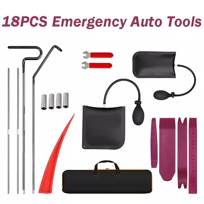 Car Repair Tool Kit Portable Automotive Tool Set 18 PCS With Carrying Bag • $28.98