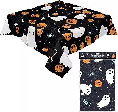 Halloweens Tablecloth Waterproof Halloween Table Decoration Cover 160 X 109cm • £4.35