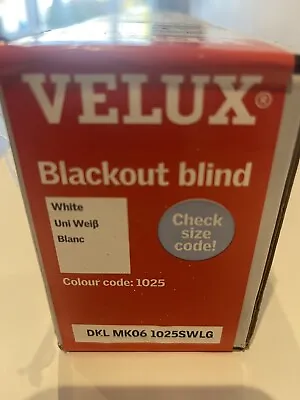 New Velux Blackout Blind. MK06. White • £49.99