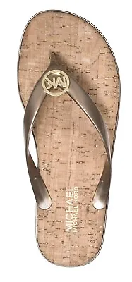 Valentine’s Day Michael Kors Jet Set Mk Jelly Slip On Flip-Flops Size 5 Bronze • $44