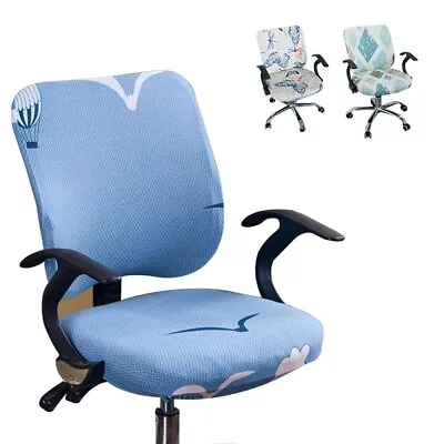 $13.40 • Buy Elastic Back Cover Home Chair Seat Cover Chair Cover Computer Chair Office