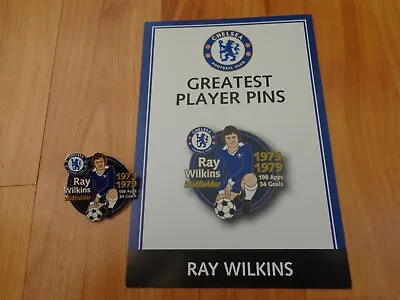 Rare Danbury Mint Chelsea Fc Greatest Players - Ray Wilkins Enamel Pin Badge • $64.14