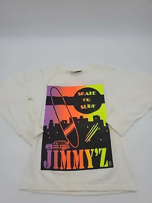 Vintage Jimmy Z Shirt Kids Medium 1984 Skate Or Surf..#4796 • $7.50