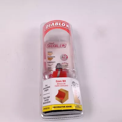 Diablo Router 1/4  Radius Cove Bit DR30102 1/4  Shank Carbide • $13.99