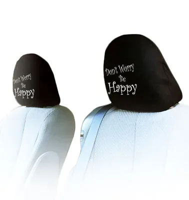 For Vw New Don't Worry Be Happy Car Seat Headrest Cover Great Gift • $14.59