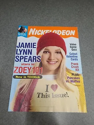 Jamie Lynn Spears Nickelodeon Magazine February 2005 Cover Only • $11.24