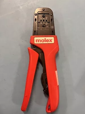 Molex 63819-0900 F Hand Crimp Tool Mini-Fit Jr Male & Female Terminals 16-24 AWG • $245