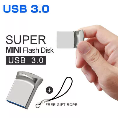 Mini USB 3.0 Pen Drive Metal USB3.0 Flash Pen Drive Memory Flash Stick  B12 • $9.39