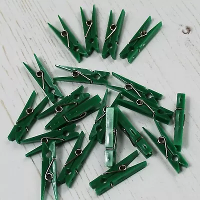 Plastic Mini Pegs 5 Coloured Options For Paper Card Picture & Photo Hanging • £3.10