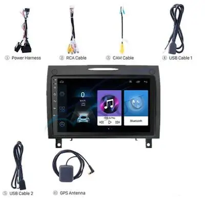 GPS Radio Navigation For 04-10 Mercedes-Benz SLK R171 9  Android 10.1 Car Stereo • $168.05