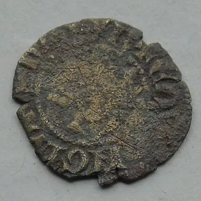 Edward I-IV Hammered Silver Penny EDMO Reverse Medieval Coin 18mm 1.10g • £14