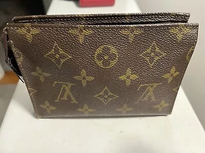 Vintage Small Louis Vuitton LV Cosmetic Pouch Bag • $65