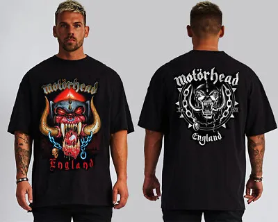 Motor Head Front And Back Print England Lemmy Hard Rock  T Shirts  Men's Sizes • $15.29