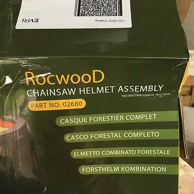 Rocwood 02561 Chainsaw Safety Helmet • £12