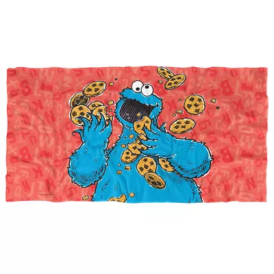 Sesame Street Cookie Monster Character Officially Licensed Beach Towel 30 X60  • $37.50