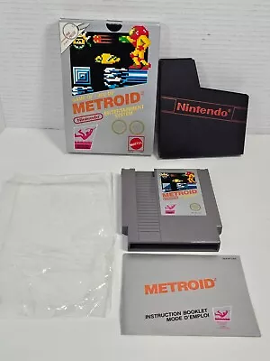 Metroid (Nintendo NES) CIB Authentic Mattel Rev-A CAD Nice Condition • $289.71