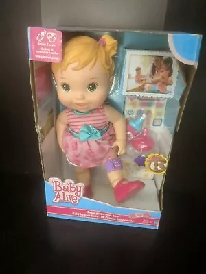 Baby Alive Blonde Baby Gets A Boo Boo New Sealed In Box Drinks Wet .Collectable! • $224.99