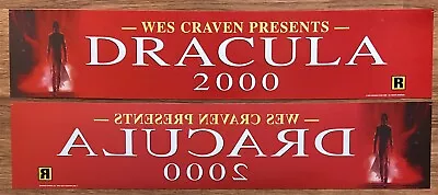 📽 Dracula 2000 - Wes Craven - Double-Sided - Movie Theater Mylar / Poster 5x25 • $12.99