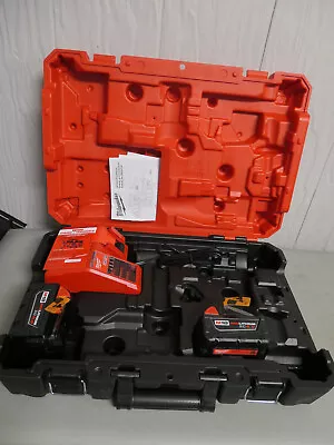 Milwaukee 3697-22 M18 FUEL Cordless Hard Case W/2X 5.0ah Batterys & Charger • $150