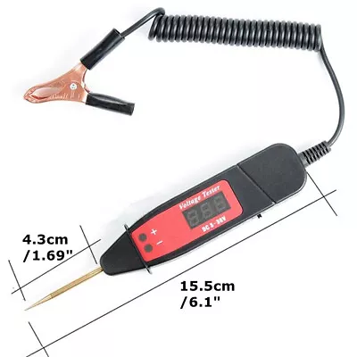 Heavy Duty 12V 24V Automotive Car CIRCUIT TESTER Wire Test Lamp Light Probe Tool • $13.32