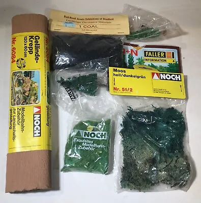 HO/OO Scale SELECTION OF NOCH & FALLER LANDSCAPING ITEMS • £19.95