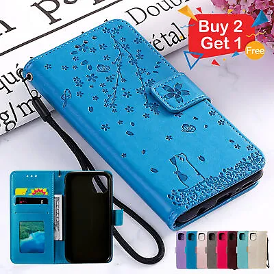 $12.41 • Buy For IPhone 14 13 Pro Max 11 12 XS XR 8 7 6+ Leather Wallet Case Flip Stand Cover