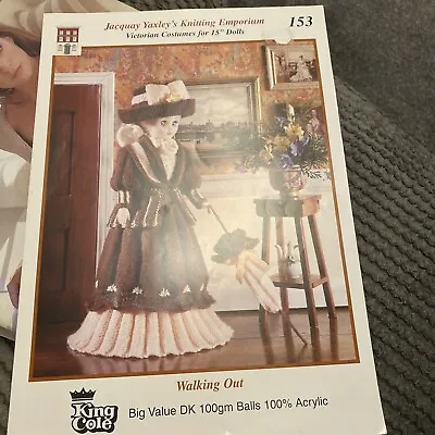 Jacquay Yaxley Knitting Emporium Pattern No 153 For 15  Doll : Walking Out • £1.20