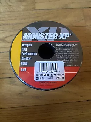 Monster Cable XP High Performance Speaker Wire Navajo White 20 Ft 16 Gauge • $15