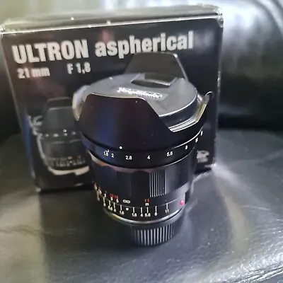 Voigtlander Ultron  VM 21mm F1.8 For Leica M Beautiful Condition In Box Coded • $563.15