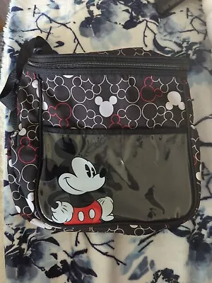 Mickey Mouse Authentic Disney Baby Bag Diaper Bottle Red White Black 10  X 10  • $19.99