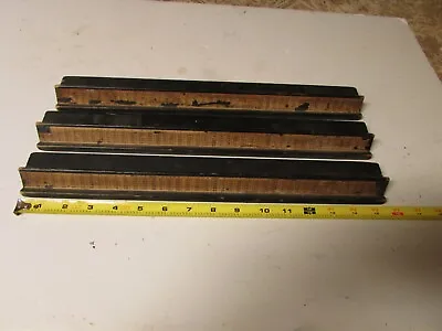 Lot Of 3 Mah Jong Hard Wooden Tile Racks Holders 15 1/2” Long Large Vintage • $9.99