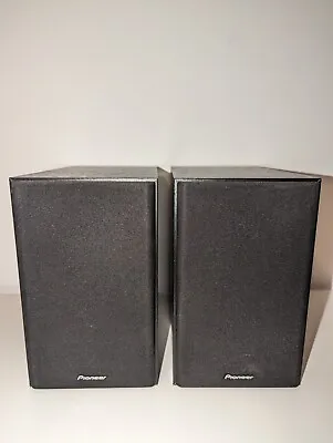 Pioneer S-HM11 Micro Bookshelf Stereo Speakers 8 Ohm 15W Fixed Grills • £44.99