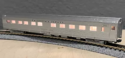 Kato Passenger Sleeping Car California Zephyr Silver Crag CB&Q Sleeper N-Scale • $79