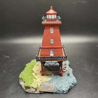 Harbour Lights Lighthouse Society Exclusive Southwest Reef Louisiana Figurine • $18.99