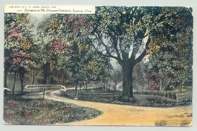 Geneva Ohio OH ~ Mt. Pleasant Cemetery  1908 ^ • $5