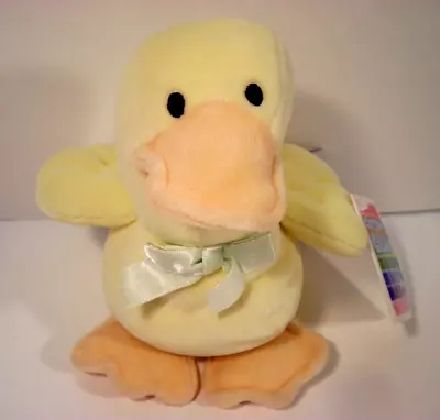 Mary Meyer NWT Cotton Club Plush Duck Yellow 6  Lucky Ducky 1997 Baby Easter • $7.99