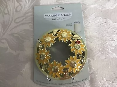 Yankee Candle Sunflower With Ladybug Illuma Lid • £22.95