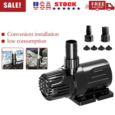 DC 12V High-Pressure Brushless Submersible Water Pump For Garden Villa Fountain • $13.65