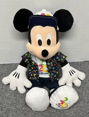 Disneyland 2020 Mickey Mouse Tourist 16  Plush Parks Stuffed Animal With Tags • $15.99