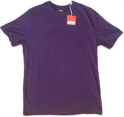 NEW NWT Size L Mossimo Supply Co Men's Short Sleeve Purple Red Shirt Tee W Tag • $34