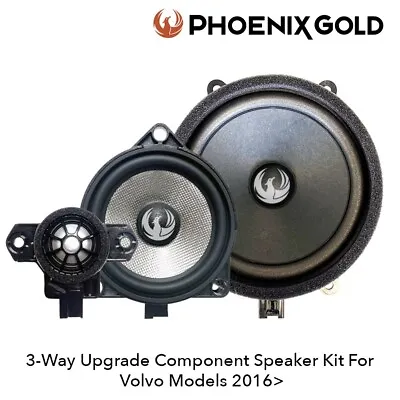 Phoenix Gold ZDSV1 - 3-Way Upgrade Component Speaker Kit For Volvo S60 S90 XC60 • £469.99