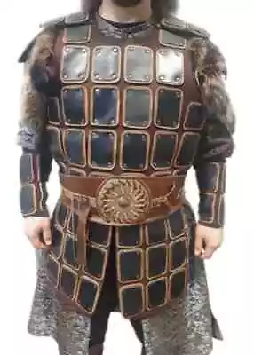 Halloween Larp Viking Leather Breastplate Armor Medieval Ottoman Costume Armor • $169.15