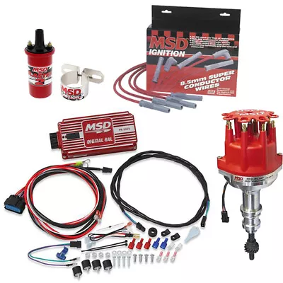 MSD 8579 Fits Ford 302 Pro-Billet Distributor Ignition Kit 6425/31189 • $1017.99