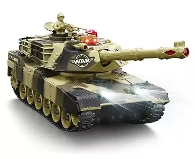 Remote Control Tank For Boys - Kids Simulated Army Tank Toy 1:28 Scale 8  • $58.72