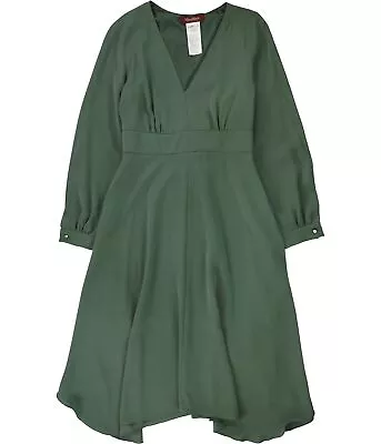 MaxMara Womens Solid A-line Dress Green 10 • $400.21