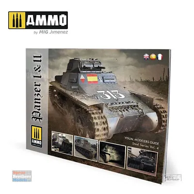 AMM6083 AMMO By Mig Camouflage Visual Modelers Guide Vol 4 - Panzer I & II • $31.99