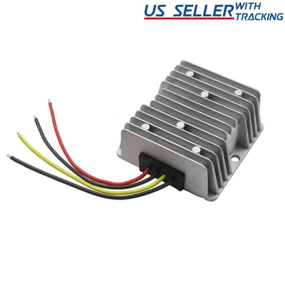 $15.29 • Buy Power Converter Regulator DC 24V 36V 48V Step-Down To DC 12V 120W 10A Waterproof